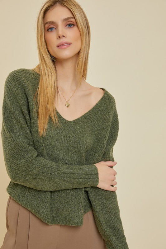 Olive Swiftly Sweater
