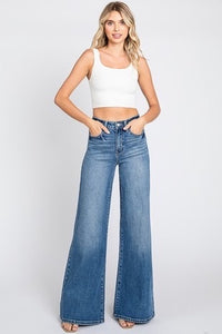 High Rise Wide Leg Jean