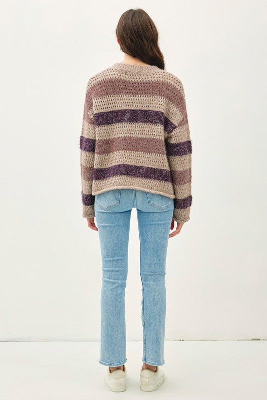 Move In Mauve Sweater