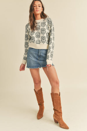 Flower Power Sweater