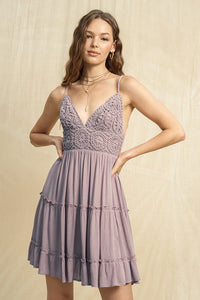 Lilac All The Way Dress
