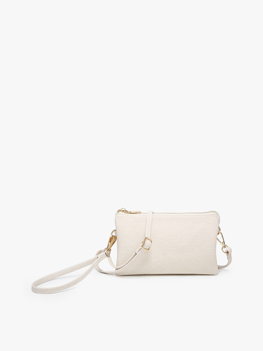 M013 Riley Monogrammable 3 Compartment Crossbody/Wristlet