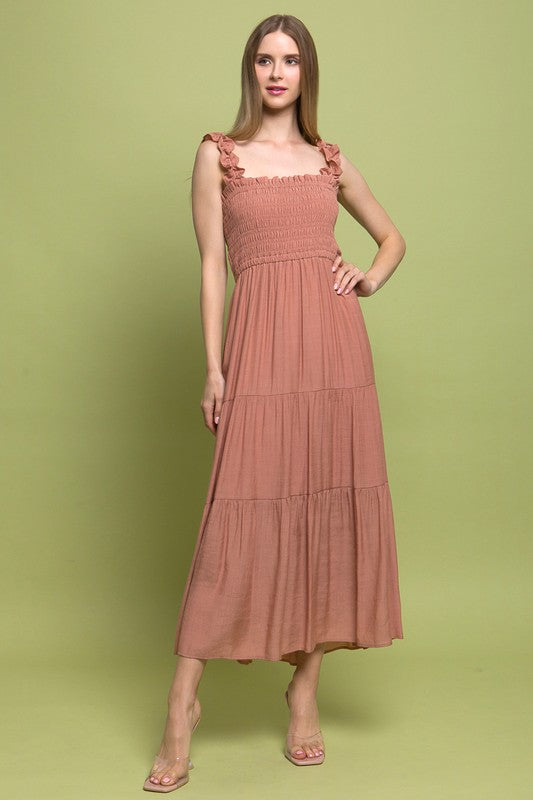 Smocked Brittany Maxi Dress