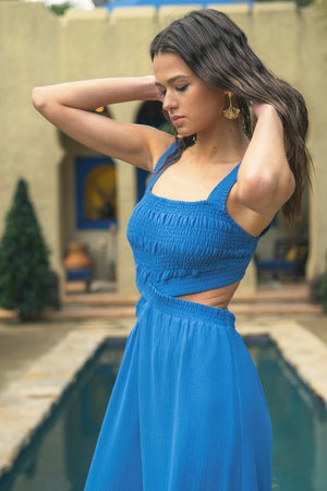 See You Tomorrow Blue Jumpsuit