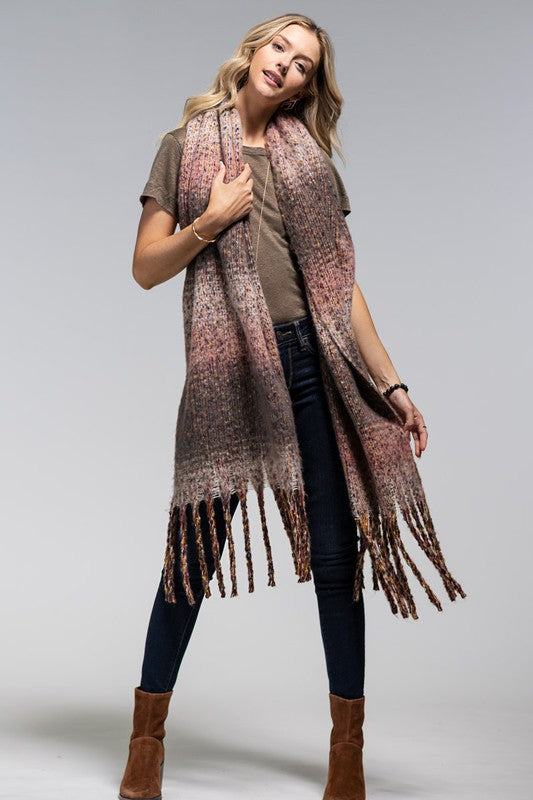 Plush Oblong Scarf