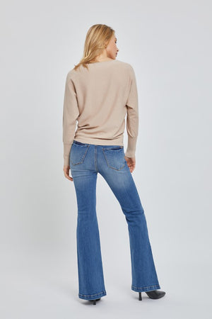 At The Top Oatmeal Soft Sweater