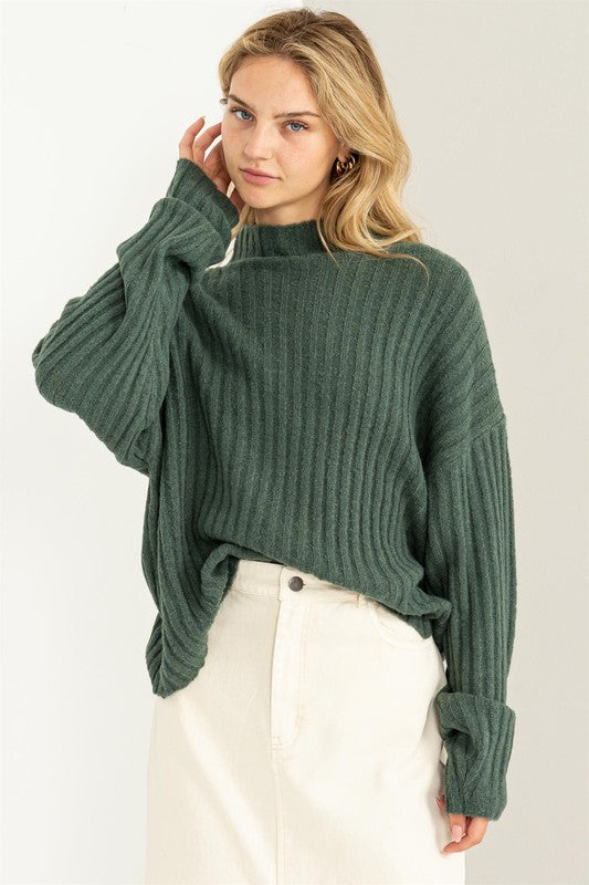 Moss Cozy Sweater