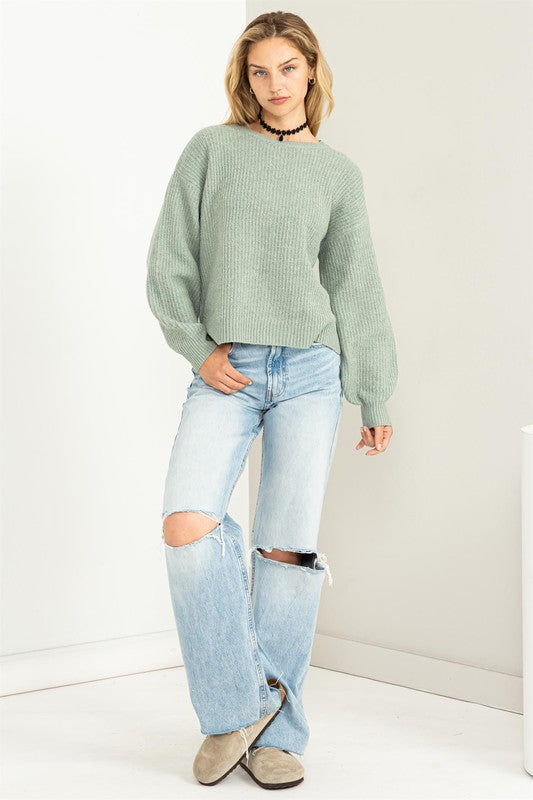Icey Green Sweater