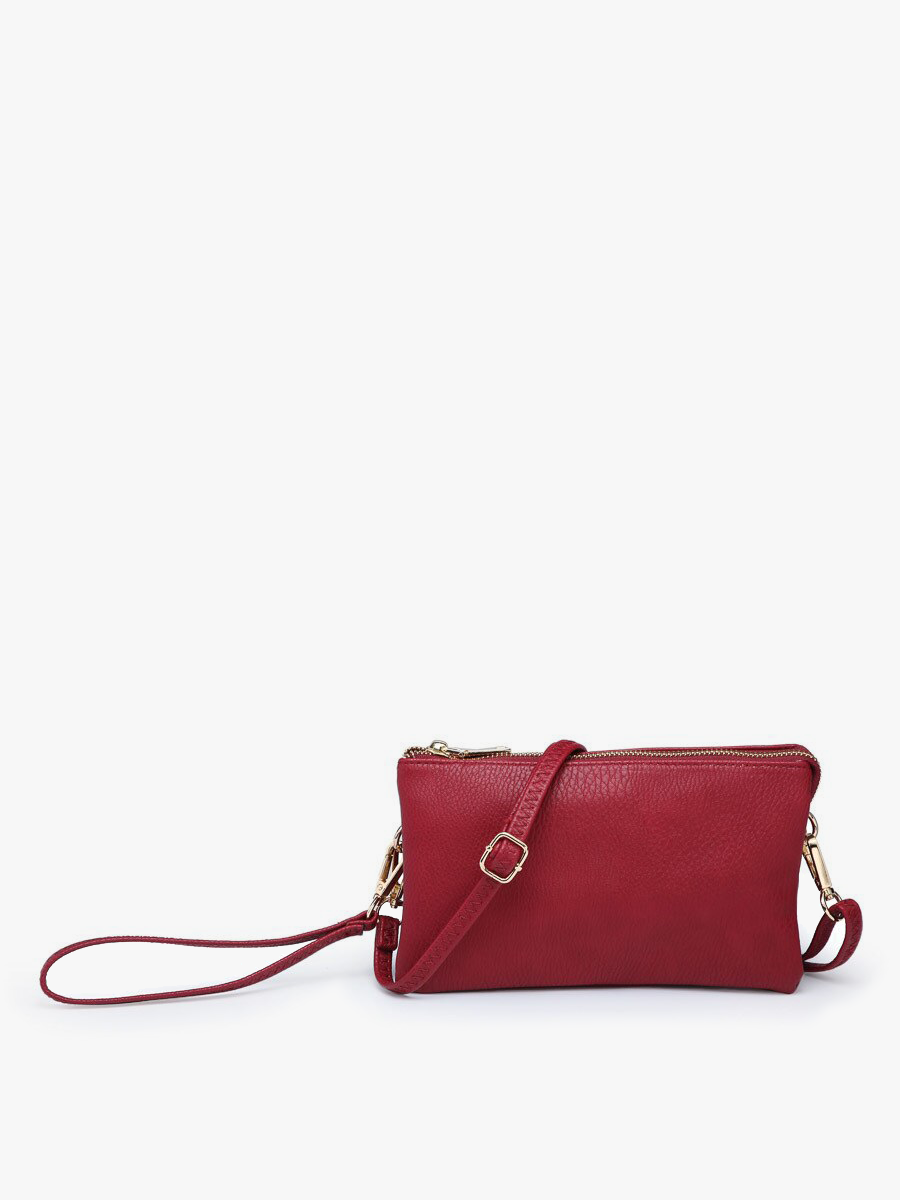 M013 Riley Monogrammable 3 Compartment Crossbody/Wristlet