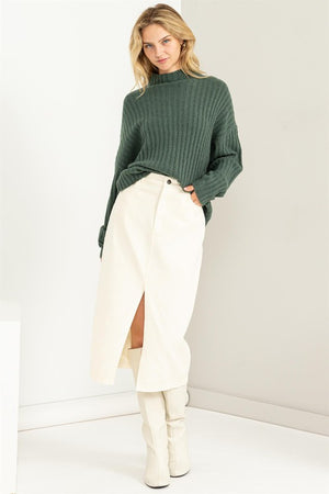Moss Cozy Sweater
