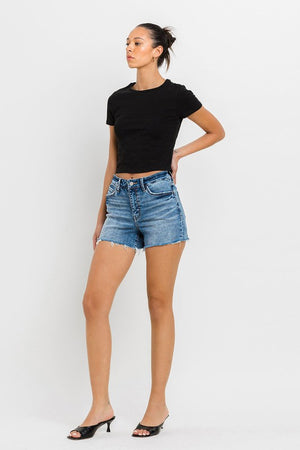 High Rise Mom Shorts