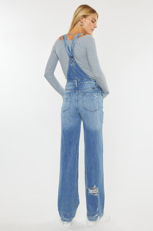 All Day To Relax Wide Leg Overalls