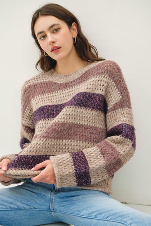 Move In Mauve Sweater