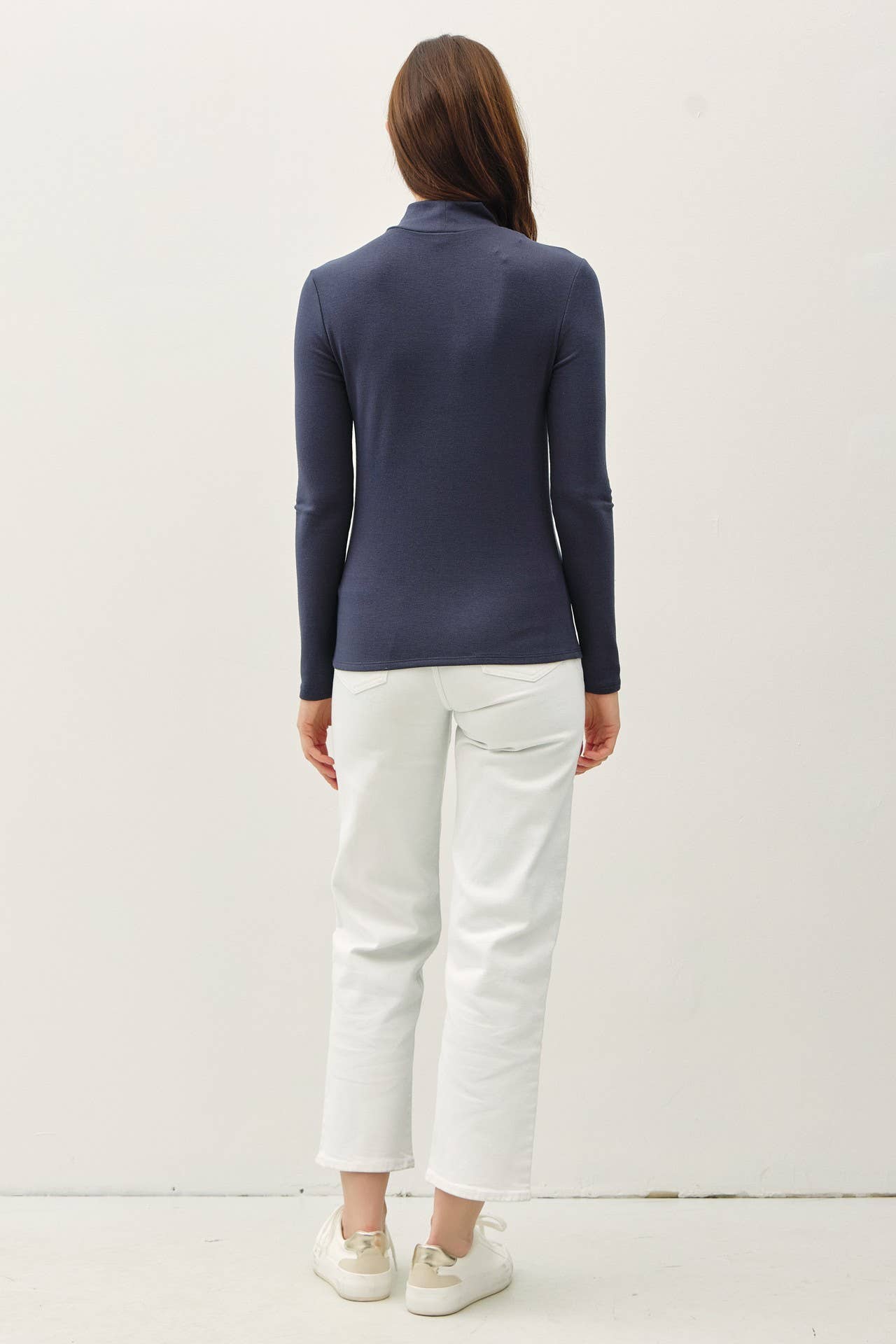 TURTLE NECK KNIT TOP