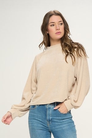 Blushing Micro Chenille Soft Sweater