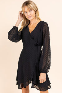 Out For The Night Wrap Dress
