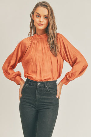 Feeling Free Satin Blouse