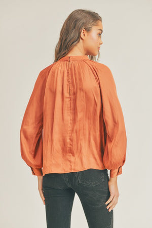 Feeling Free Satin Blouse