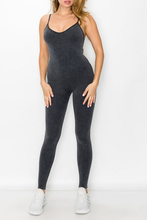 Charcoal One-Piece Jumpsuit