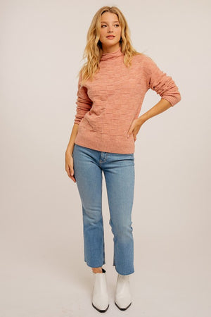 Check To Check Rose Sweater