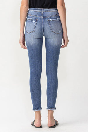 Lovervet Juliana Full Size High Rise Distressed Skinny Jeans