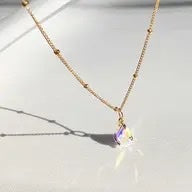 Aurora Glitz 14k Gold Necklace