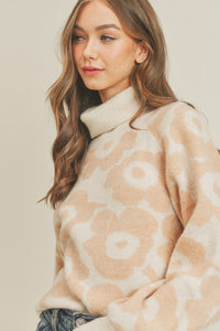 The Peach Petals Sweater