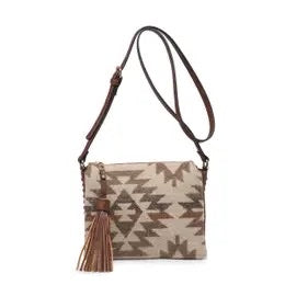 Aztec Print 3 Compartment Purse