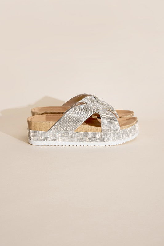Apollo Rhinestone Slides -online only-