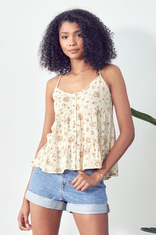 Go Get It Floral Tank