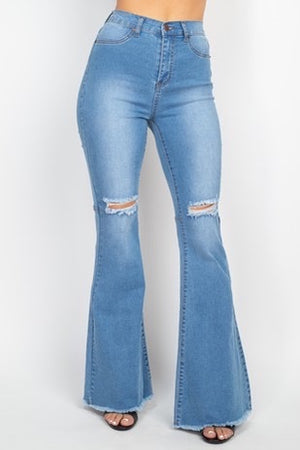 Into The Blue Light Was Bell Bottoms