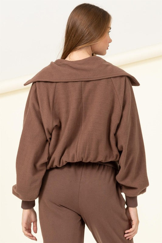 Drifting In Brown Soft Jacket