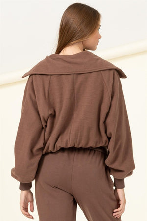 Drifting In Brown Soft Jacket
