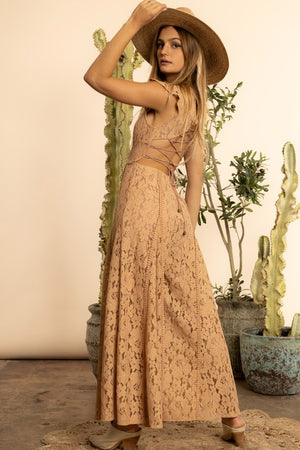 Nice To See You Lace Jumpsuit