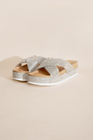 Apollo Rhinestone Slides -online only-
