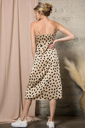 Spotted Out Of Town Dress