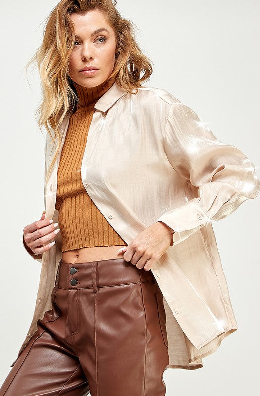 Shine Bright Button Up