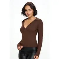 Bring It On Brown Top