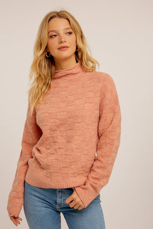 Check To Check Rose Sweater
