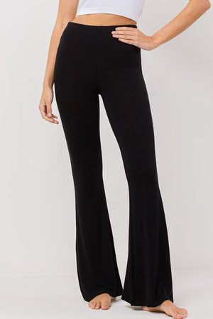 I Trust You Black Flare Bottoms