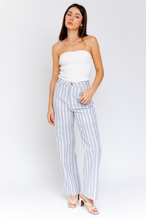 Let's Take A Trip Striped Bottoms