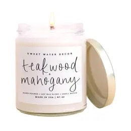 Teakwood Mahogany Candle