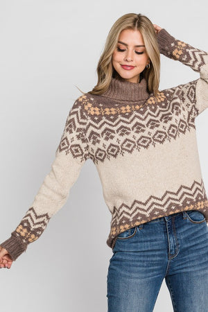 Fair Isle Neutral Sweater