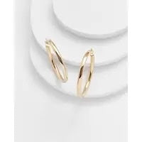 Light As A Feather Gold Hoops