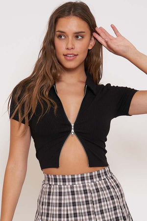 Midnight Madness Zip Top