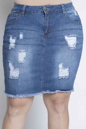 Flatter Me Denim Dress