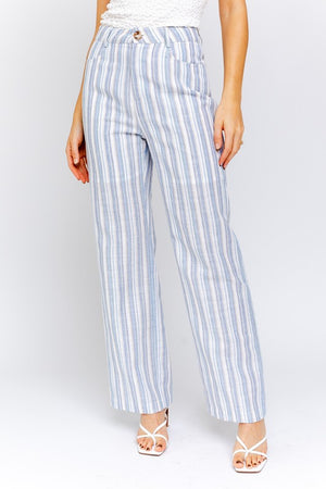 Let's Take A Trip Striped Bottoms