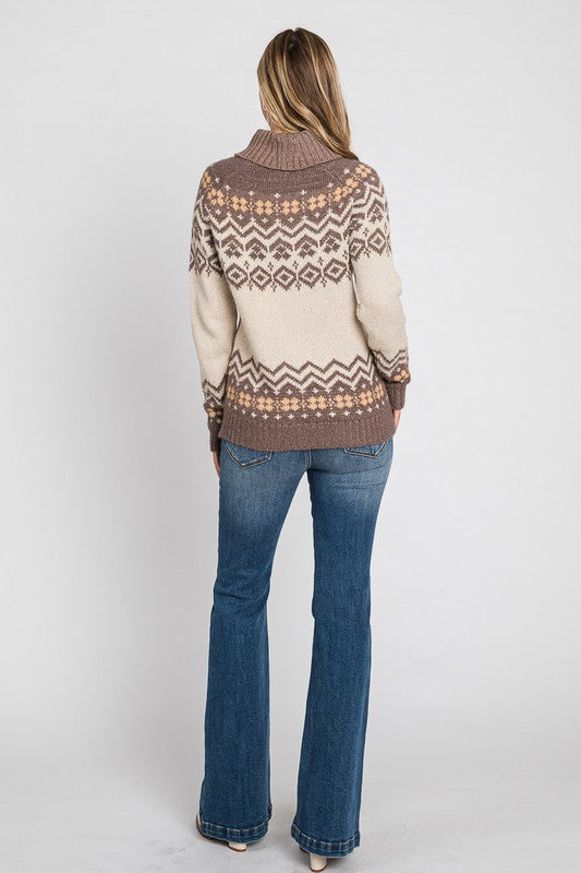 Fair Isle Neutral Sweater
