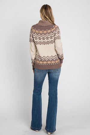 Fair Isle Neutral Sweater