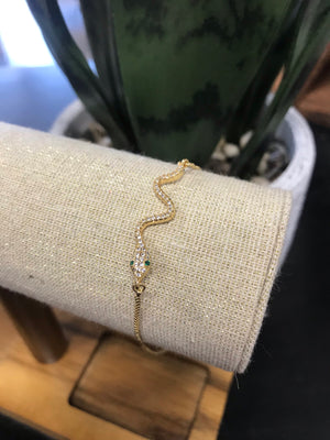 Sneaky Snake Gold Bracelet